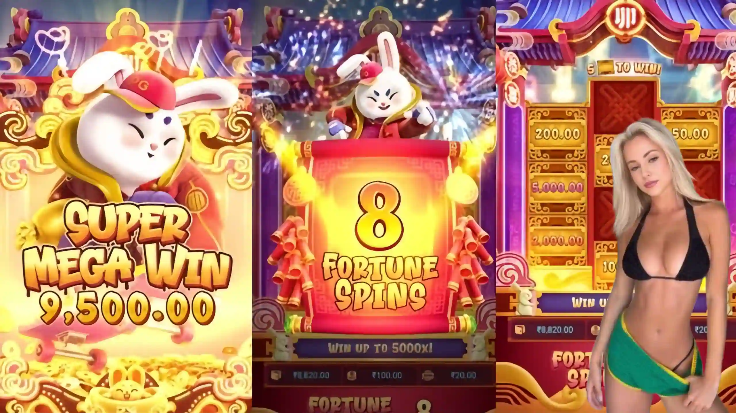 Wild Expansivo Fortune Rabbit tvvpg - Coelho Dourado que Expande